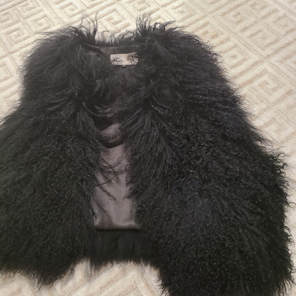 Real Lamb fur vest
